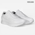 Zapatillas Urbanas Mujer de Cuero Angie Blanco