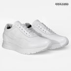Zapatillas Urbanas Mujer de Cuero Angie Blanco
