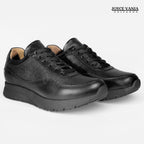 Zapatillas Urbanas Mujer de Cuero Angie Negro