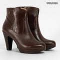 Botines Mujer de Cuero Antonia Marron