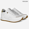 Zapatillas Urbanas de Cuero Mujer Serena blanco