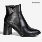 Botines Mujer de Cuero Irene negro