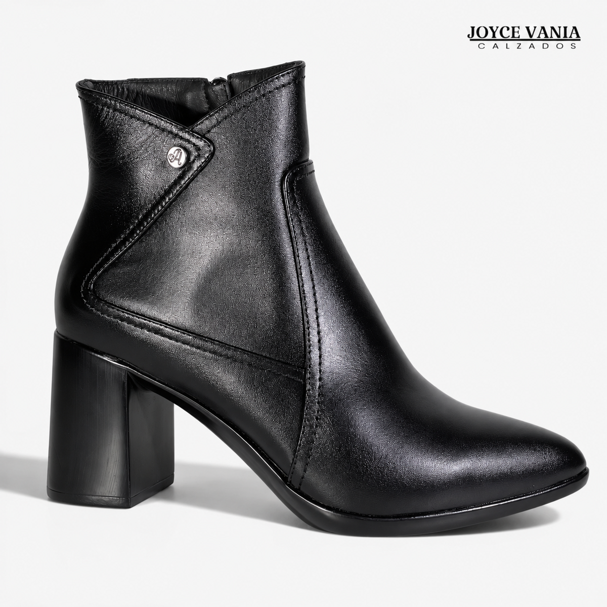 Botines Mujer de Cuero Irene negro