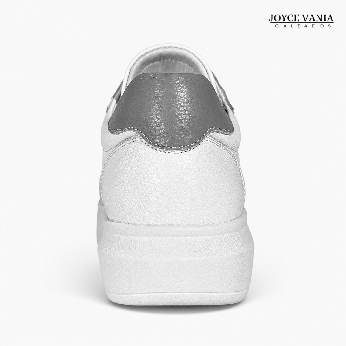 Zapatillas Urbanas de Cuero Mujer Nova blanco DOS