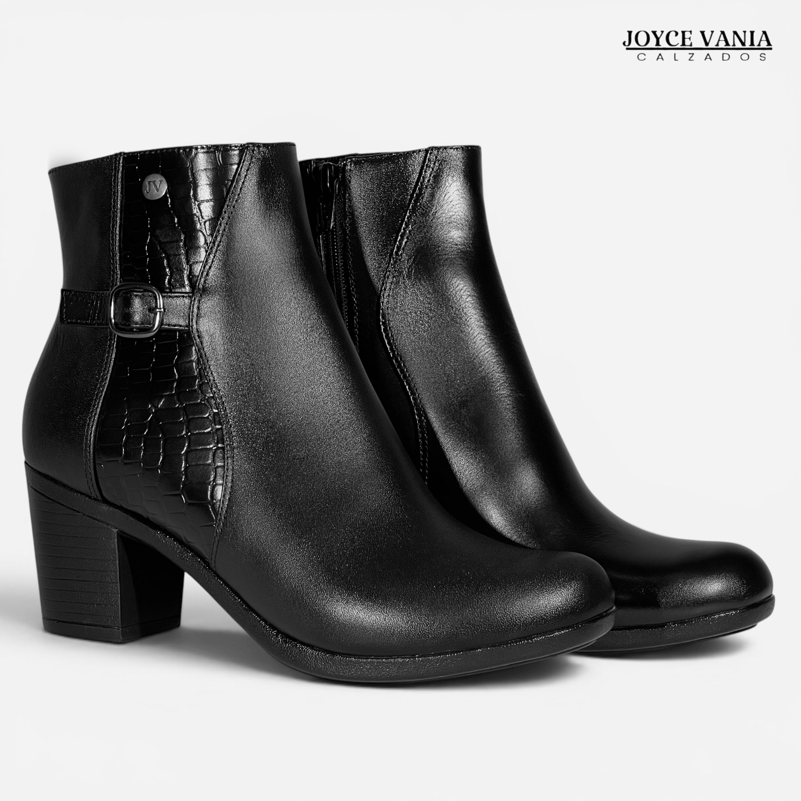 Botín de Cuero para Mujer Tamara negro