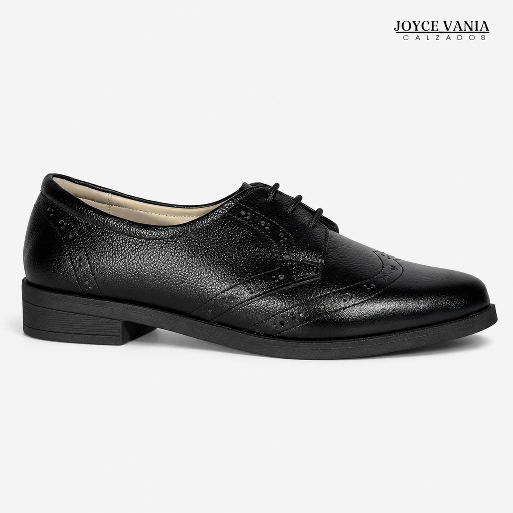 Zapatillas Urbanas de Cuero Mujer Jane negro