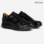 Zapatillas Urbanas de Cuero Mujer Mayra negro