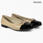 Balerinas de Cuero Mujer Beatriz Beige