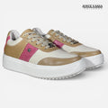 Zapatillas Urbanas Mujer de Cuero Berenice Beige