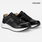 Zapatillas Urbanas Mujer de Cuero Betzabe Negro