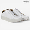 Zapatillas Urbanas Mujer de Cuero Bruna Blanco
