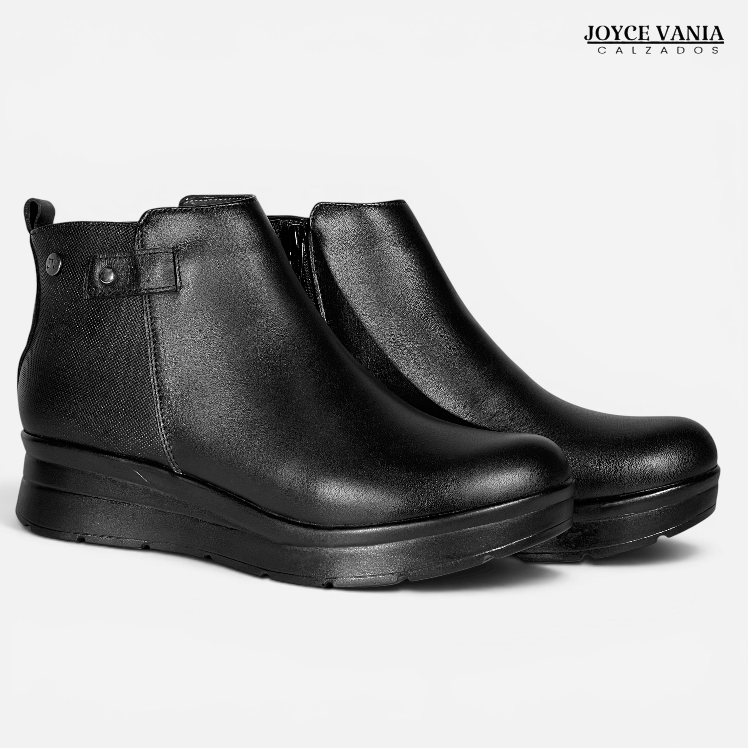 Botín de Cuero para Mujer Fabiana negro