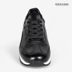 Zapatillas Urbanas de Cuero Mujer Cadencia negro