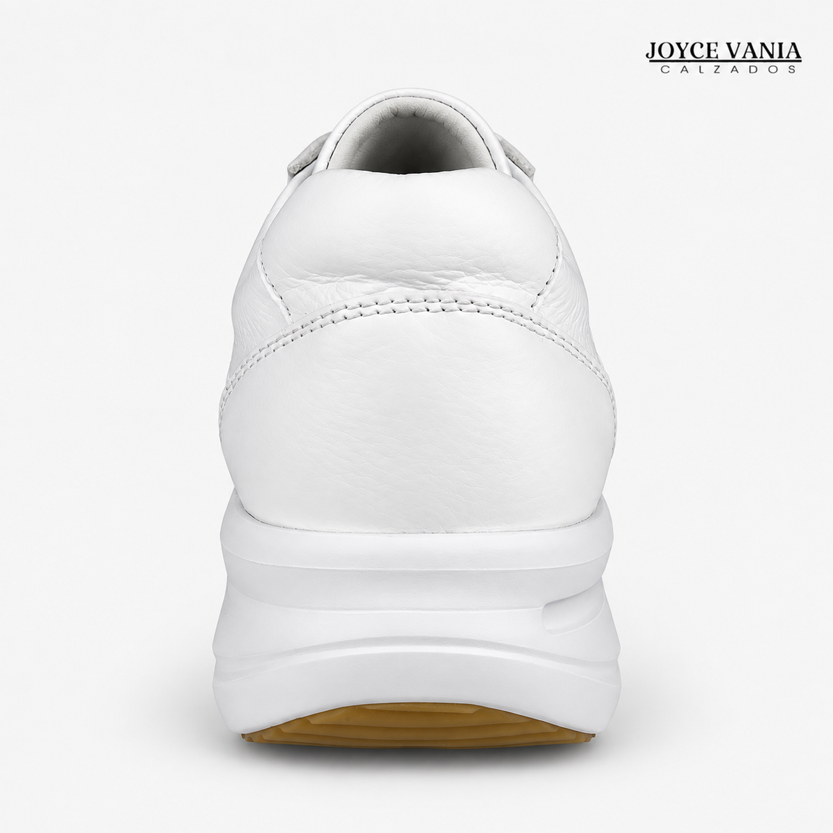 Zapatillas Urbanas Mujer de Cuero Ibeth Blanco