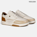 Zapatillas Urbanas de Cuero Mujer Esencia beige