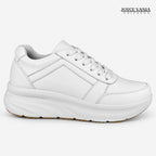 Zapatillas Urbanas Mujer de Cuero Ibeth Blanco