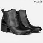 Botín de Cuero para Mujer Corina negro
