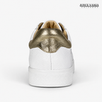 Zapatillas Urbanas de Cuero Mujer Lúmina blanco