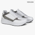 Zapatillas Urbanas de Cuero Mujer Graciela blanco