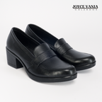 Mocasines de Cuero Mujer Clarissa Negro