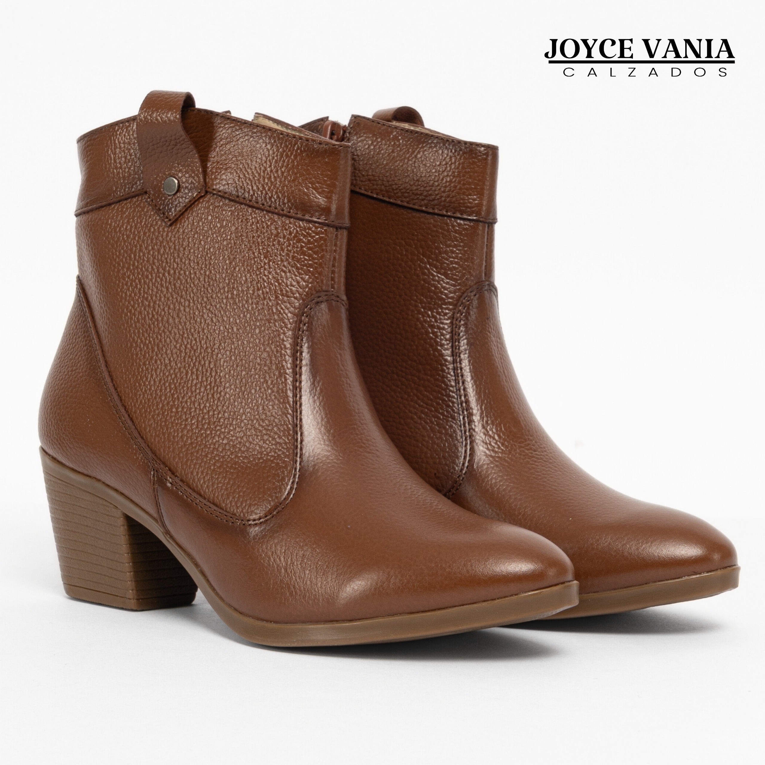 Botines Mujer de Cuero Carla Miel