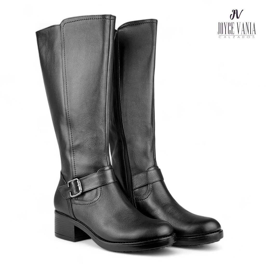 Botas Mujer de Cuero Constanza Negro