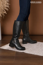 Botas Mujer de Cuero Constanza Negro