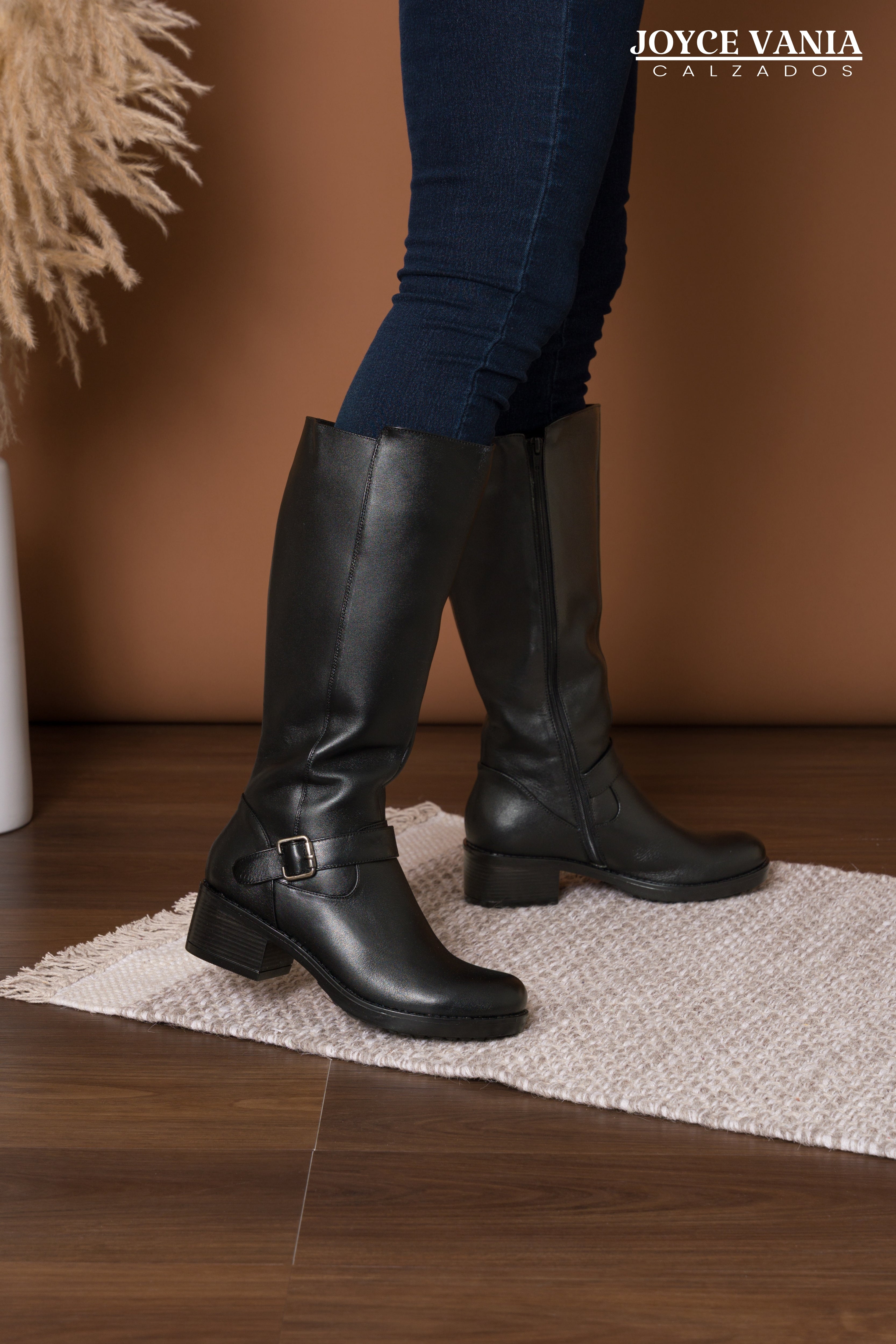 Botas Mujer de Cuero Constanza Negro