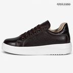 Zapatillas Urbanas de Cuero Mujer Senda marrón moro