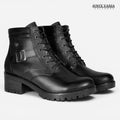 Botines Mujer de Cuero Isaura negro