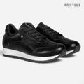 Zapatillas Urbanas de Cuero Mujer Cadencia negro