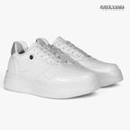 Zapatillas Urbanas de Cuero Mujer Nova blanco