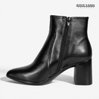 Botines Mujer de Cuero Irene negro