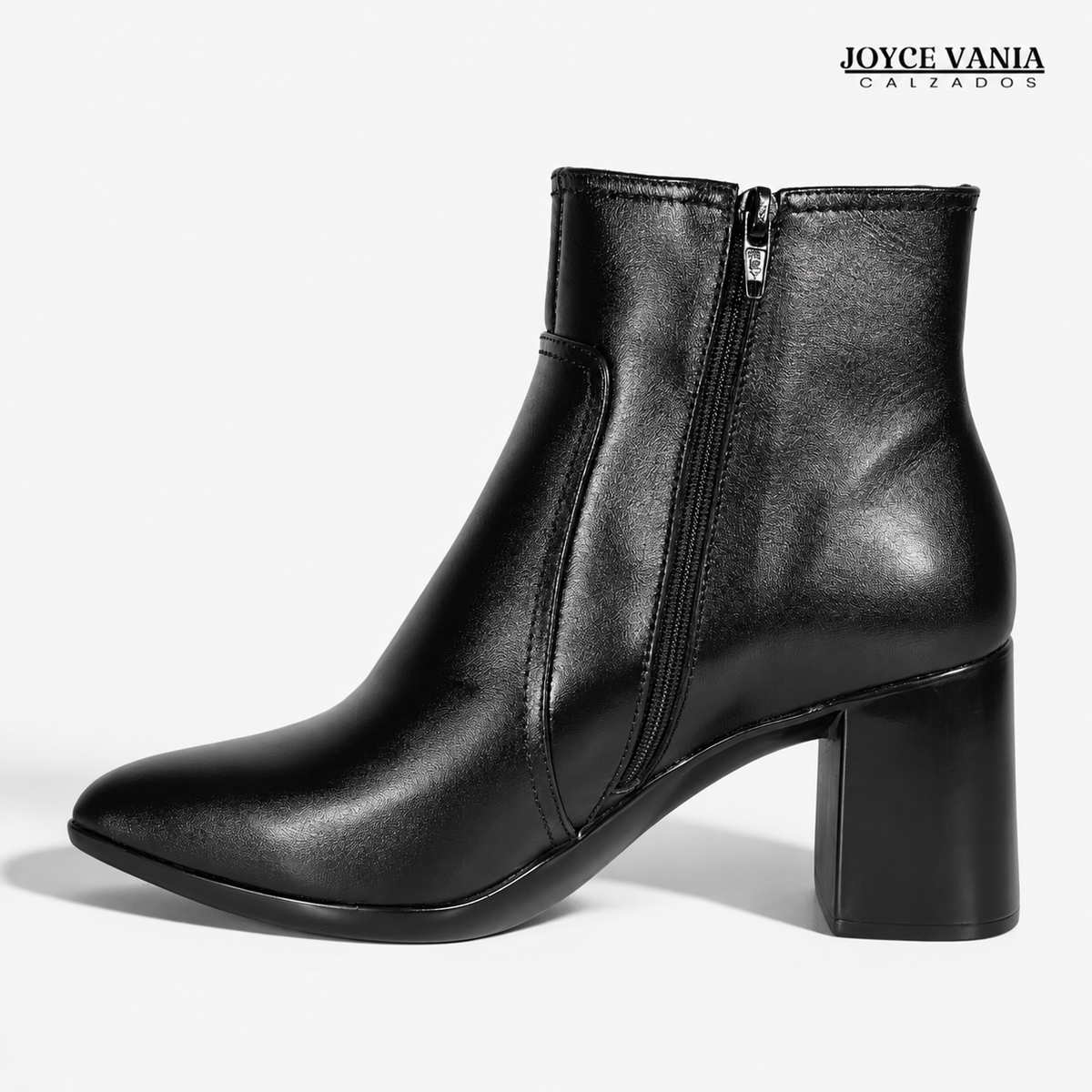 Botines Mujer de Cuero Irene negro
