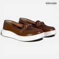 Mocasines de Cuero Mujer Pilar marrón