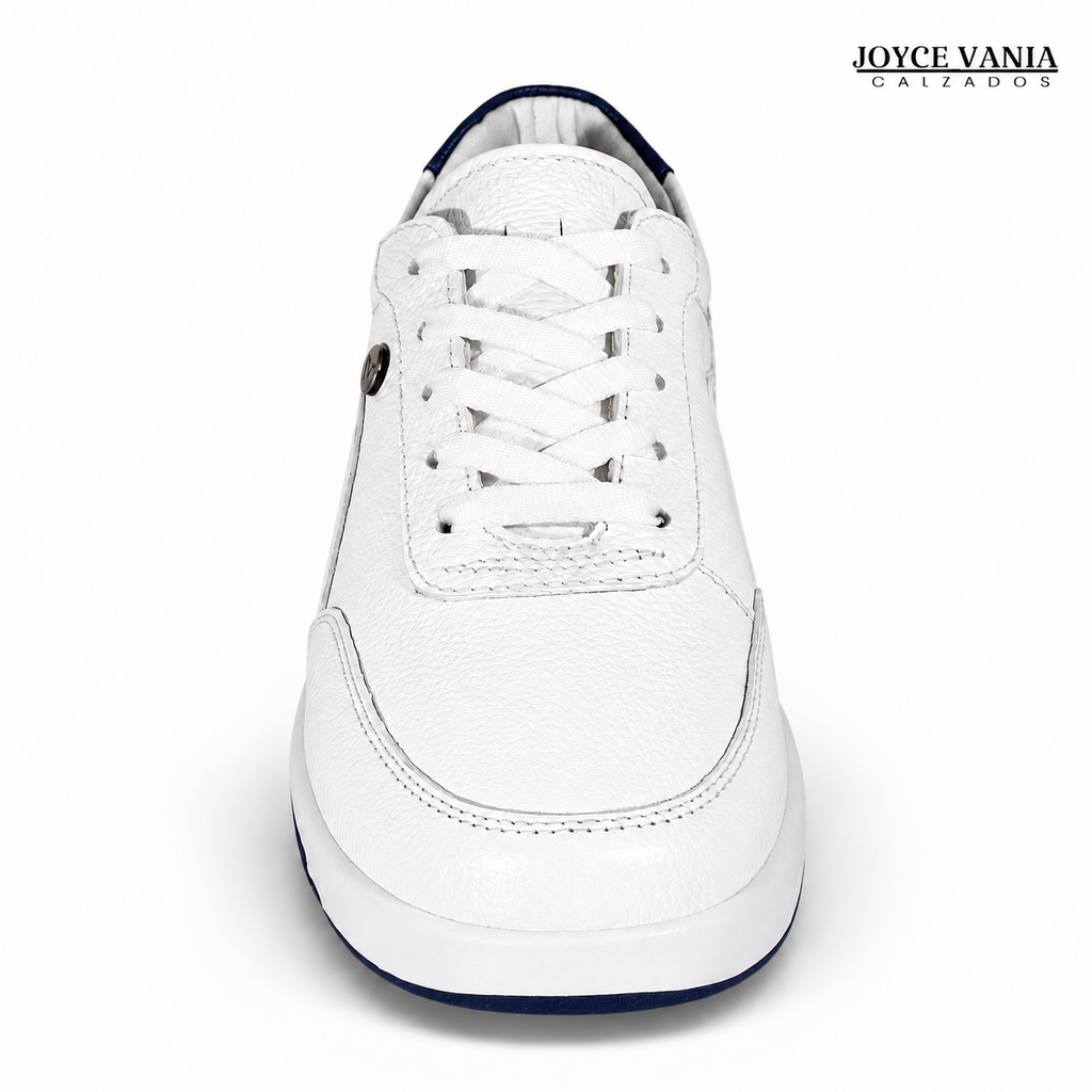 Zapatillas Urbanas de Cuero Mujer Brissa blanco