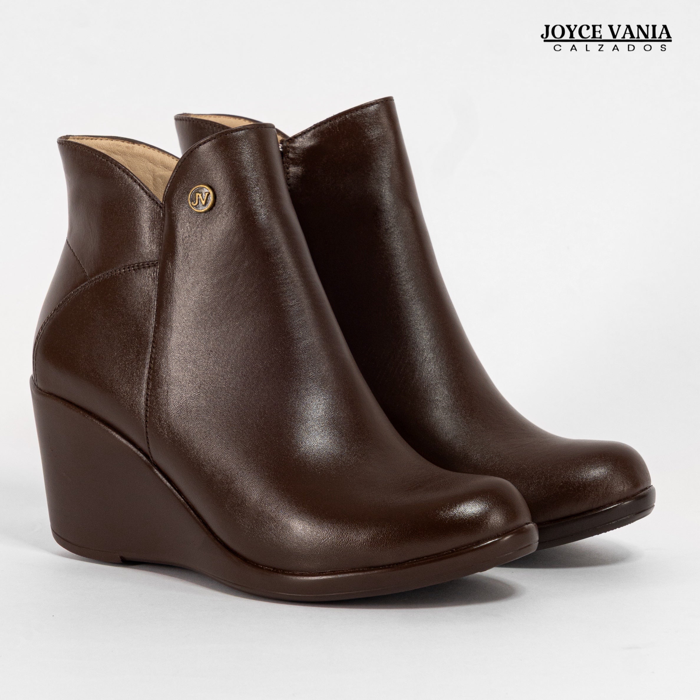 Botines Mujer de Cuero Eliana Marron