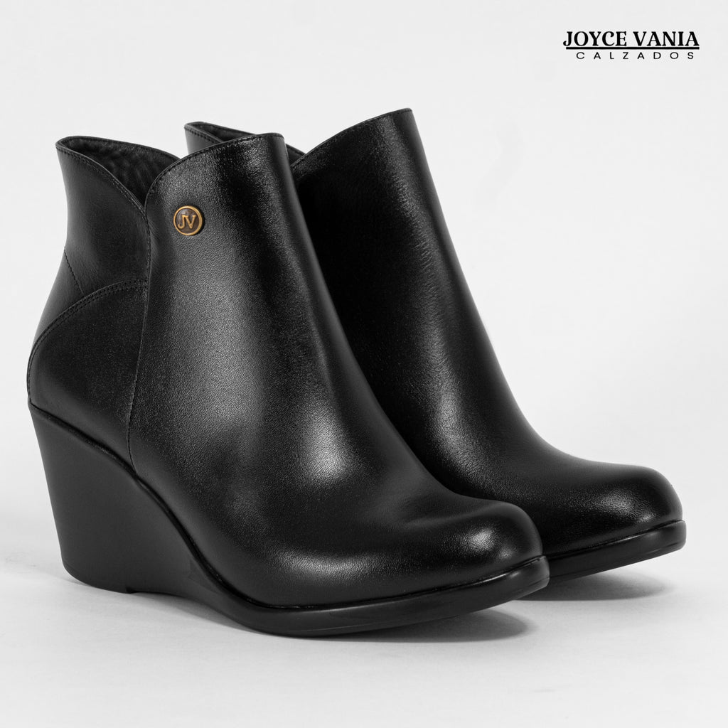 Botines Mujer de Cuero Eliana Negro