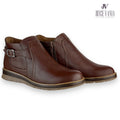 Botines Mujer de Cuero Emilia Marron