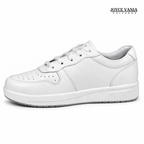 Zapatillas Urbanas de Cuero Mujer Noelia Blanco
