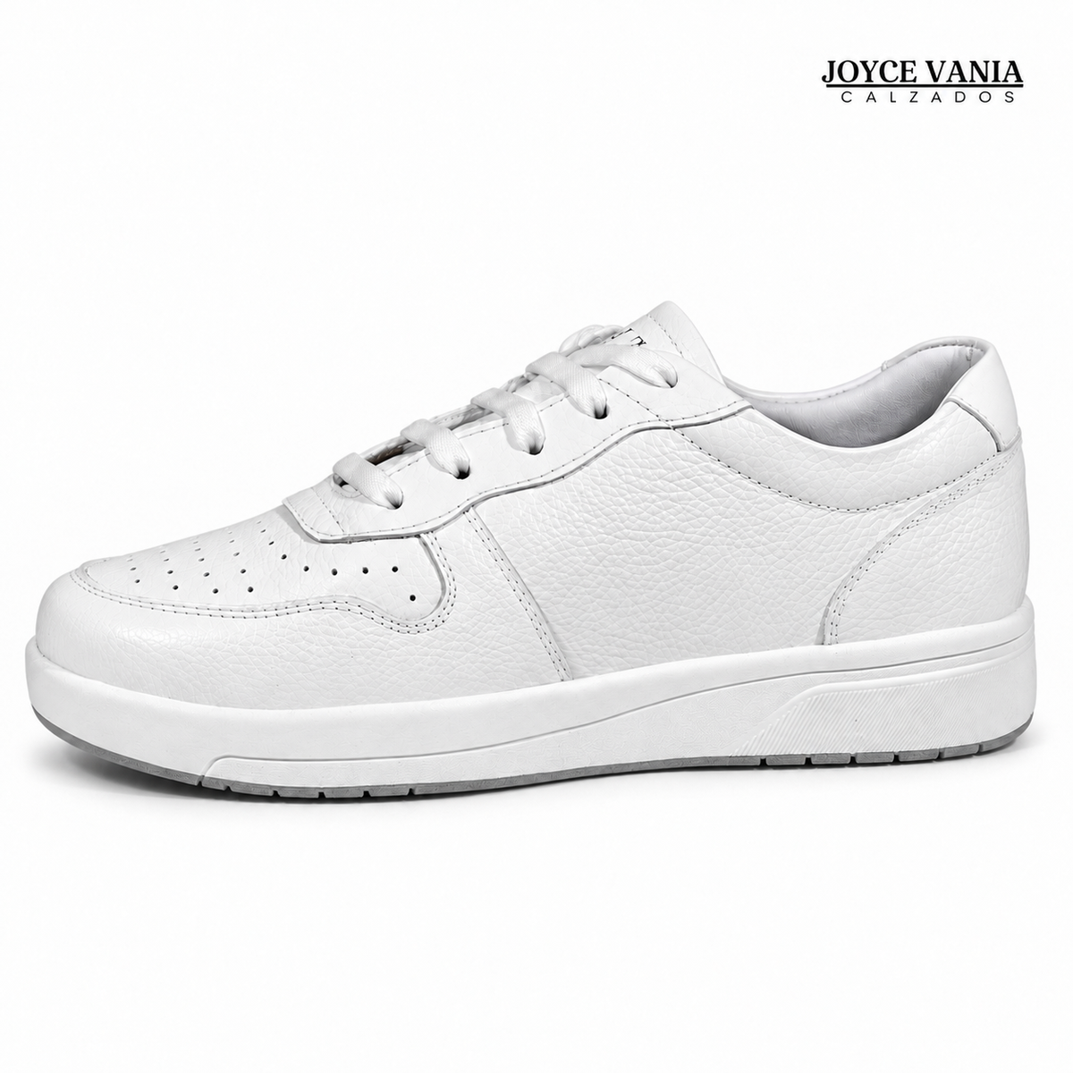 Zapatillas Urbanas de Cuero Mujer Noelia Blanco