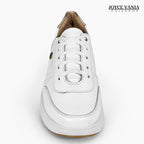 Zapatillas Urbanas de Cuero Mujer Mireyda blanco DOS