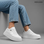 Zapatillas Urbanas de Cuero Mujer Nova blanco