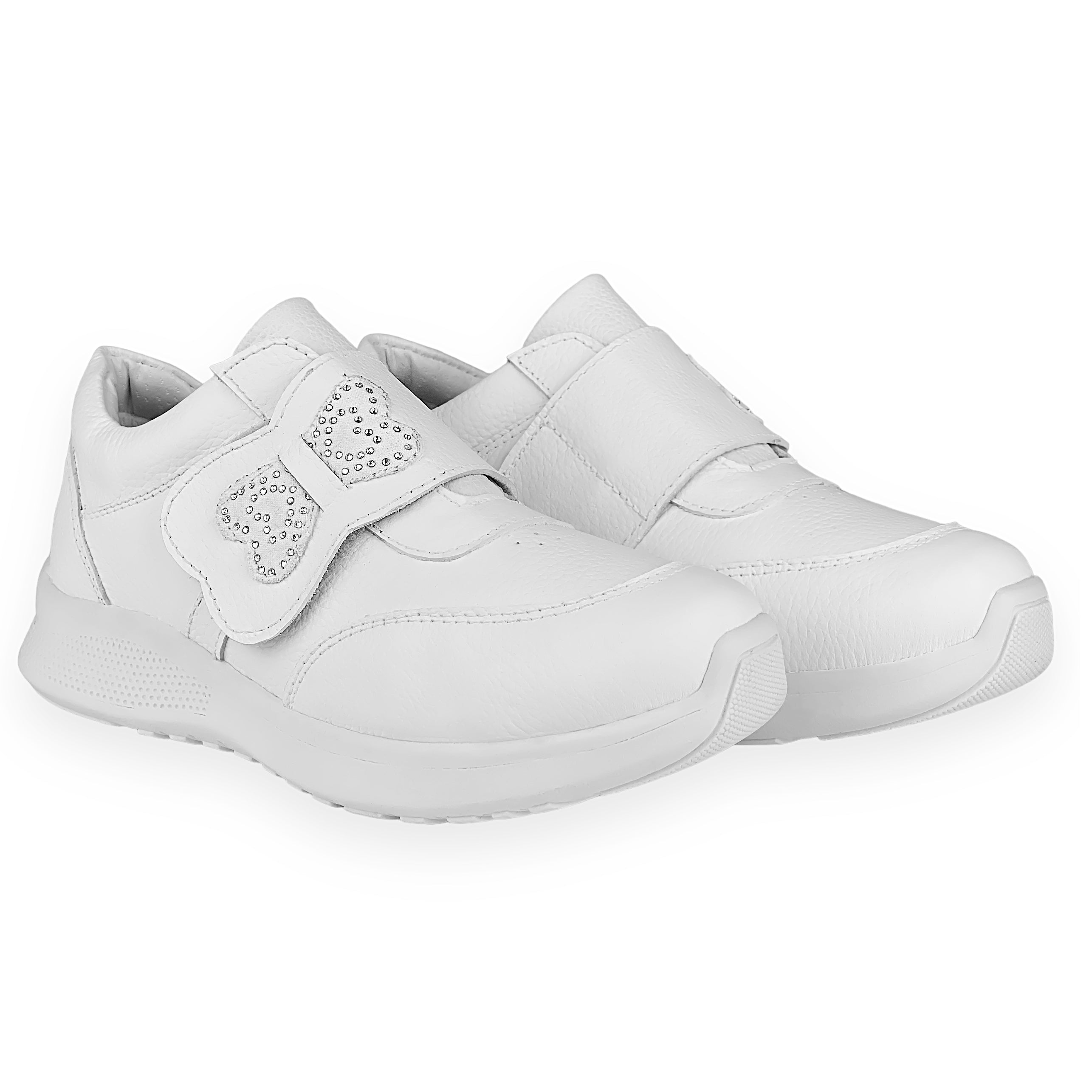 Zapatilla de Cuero para Niñas Illary Blanco