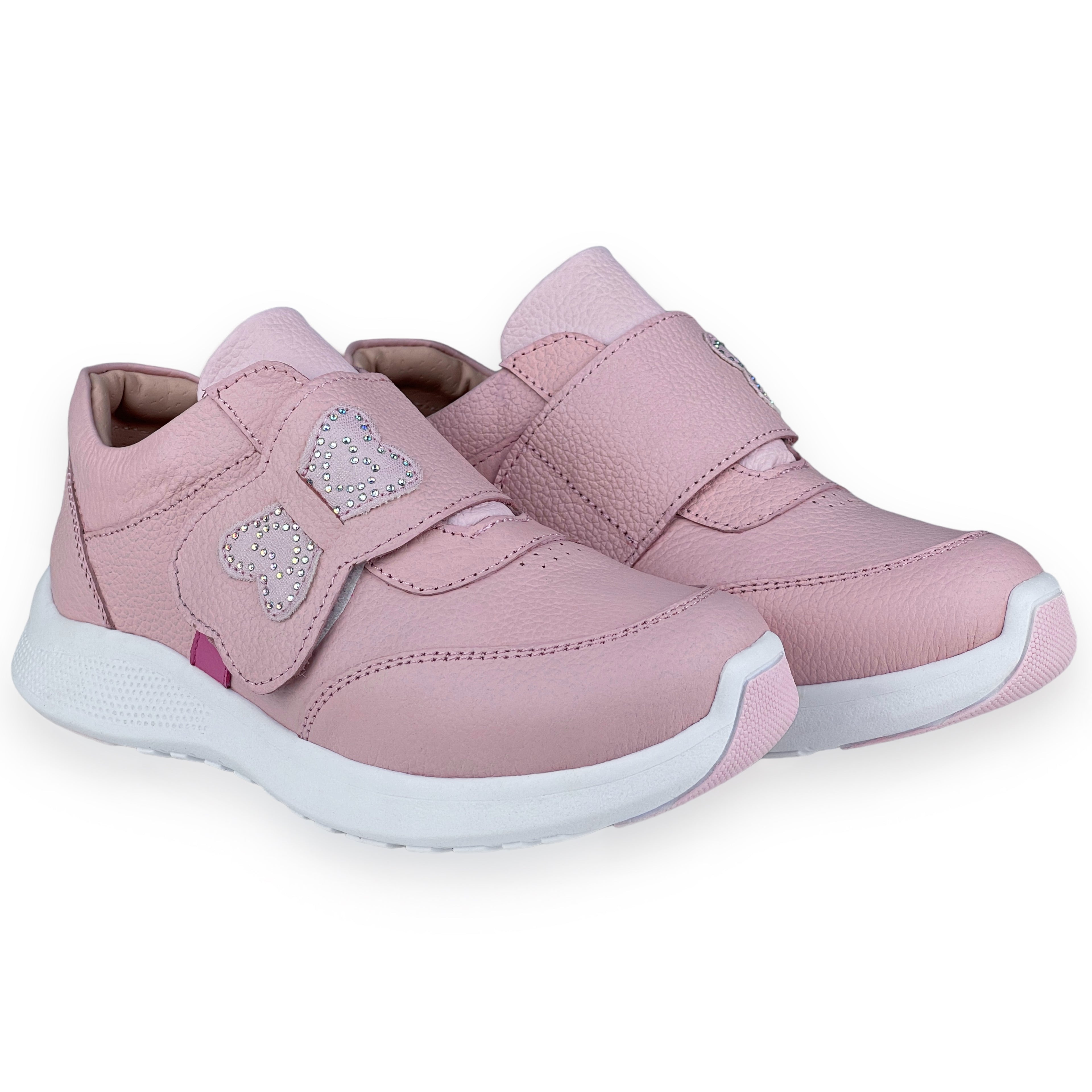 Zapatillas de Cuero Niñas Illary Rosado