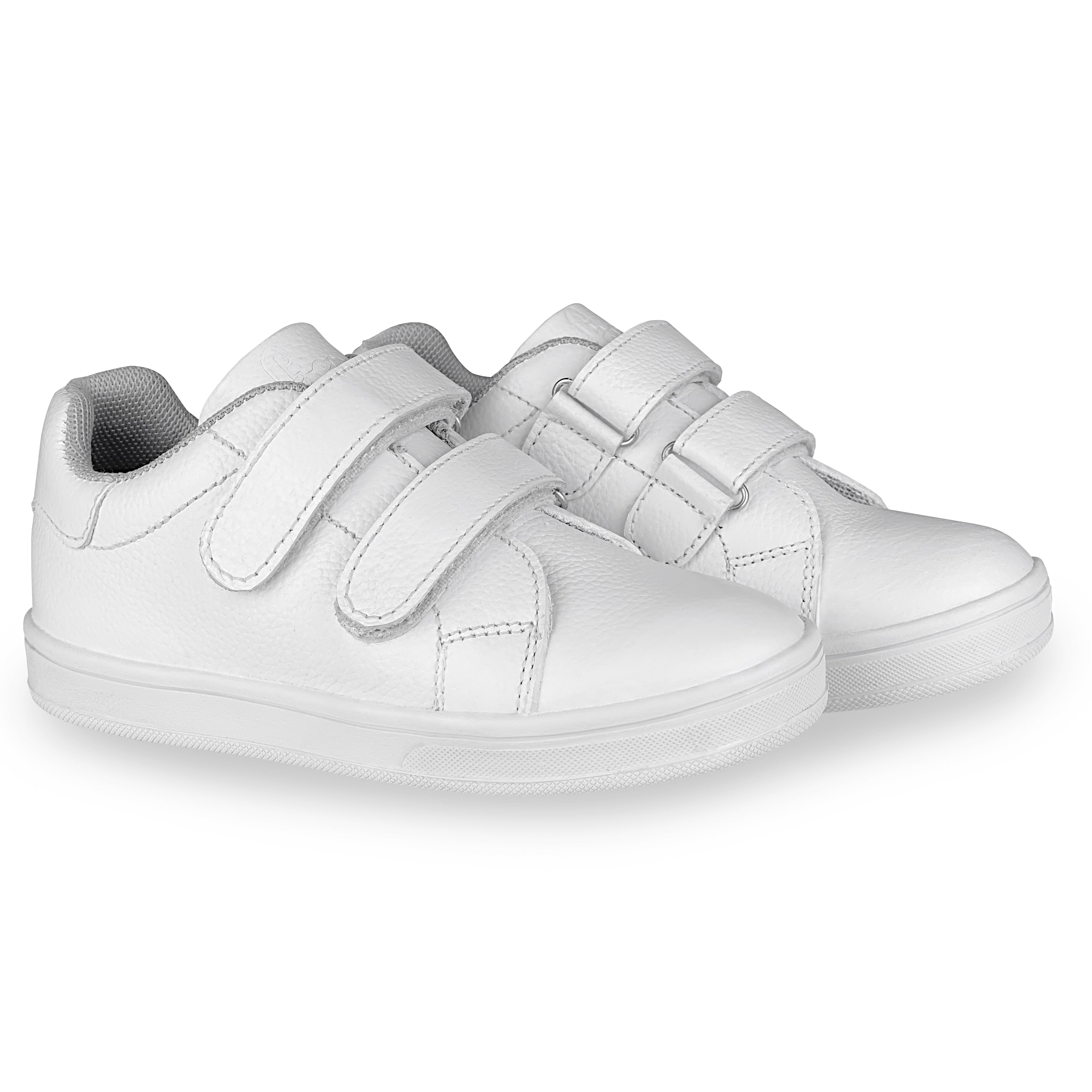 Zapatillas Urbanas de Cuero Niños Arturo Blanco