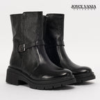 Botas Mujer de Cuero Francesca Negro