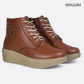 Botines Mujer de Cuero Francis Caramelo