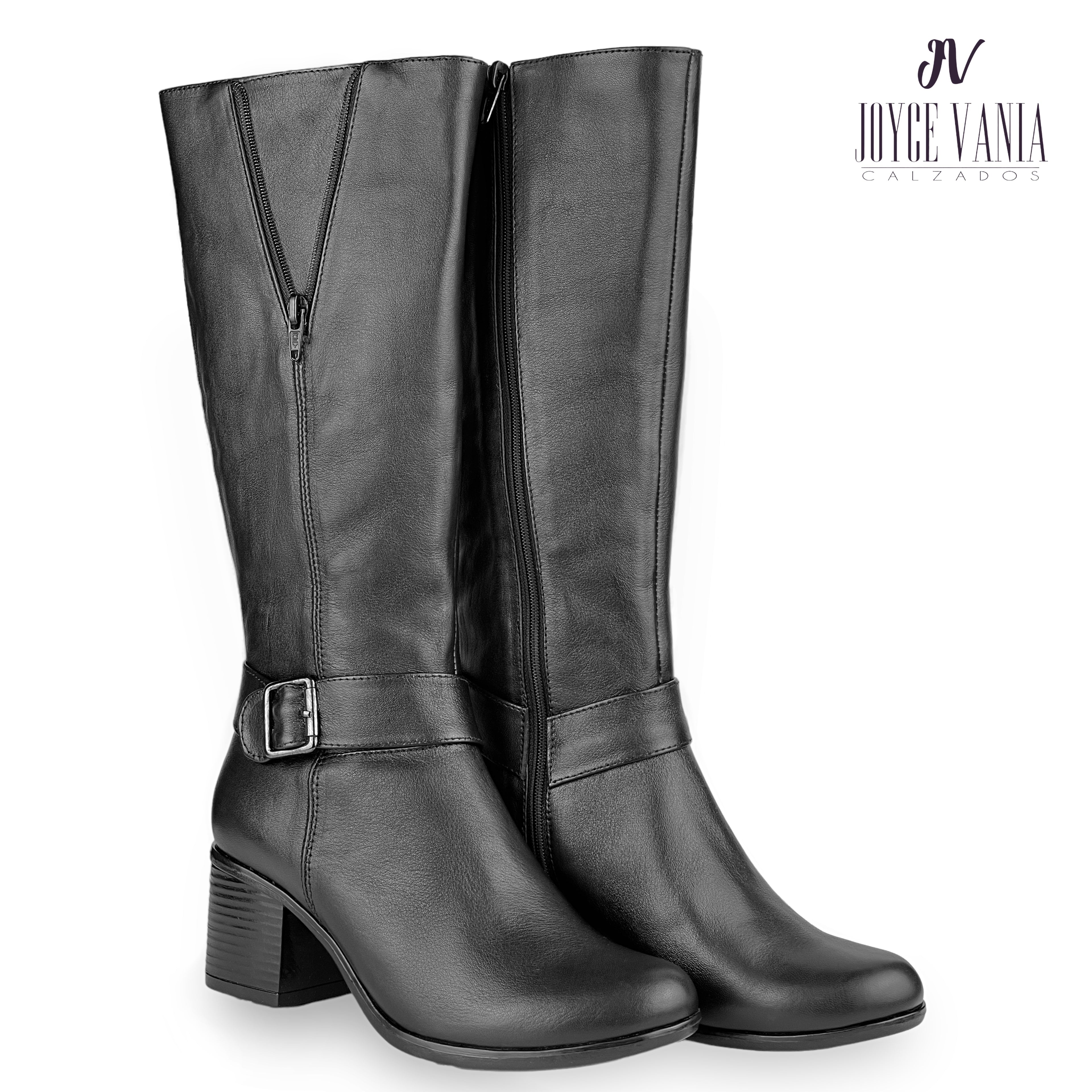 Botas Mujer de Cuero Helen Negro