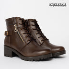 Botines Mujer de Cuero Iris Marron